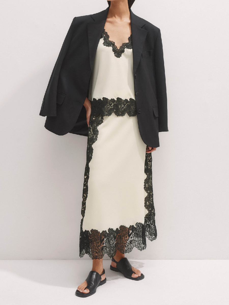 Stitched Lace Skirt