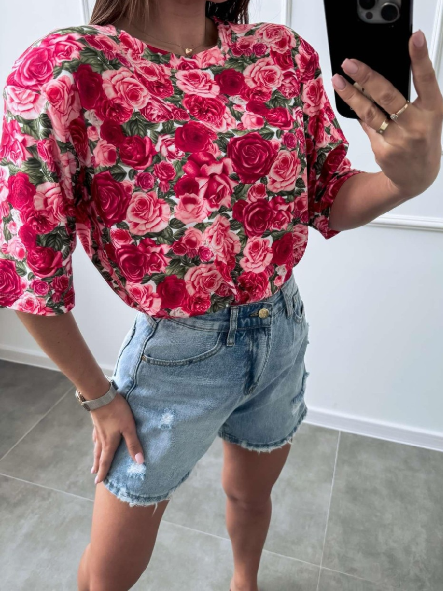 Rose Short Sleeve Top