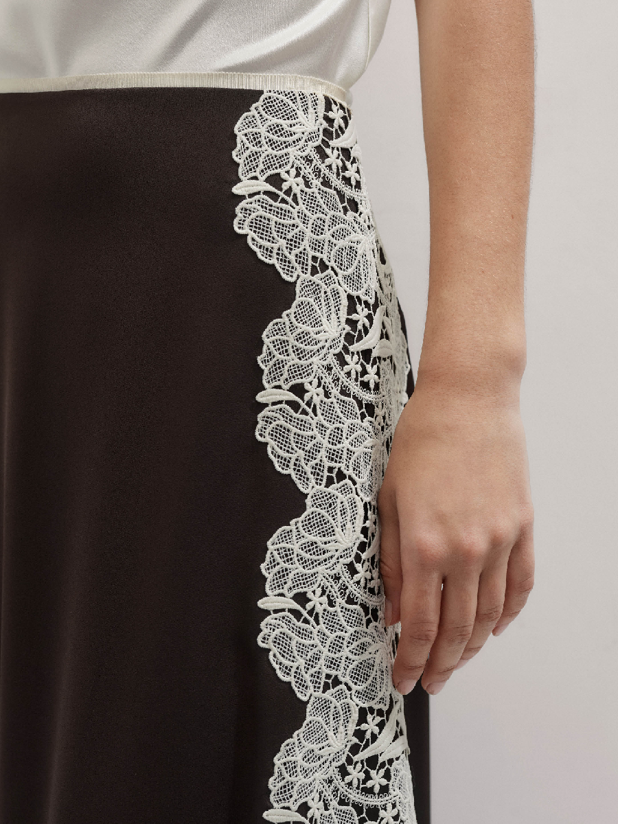 Stitched Lace Skirt