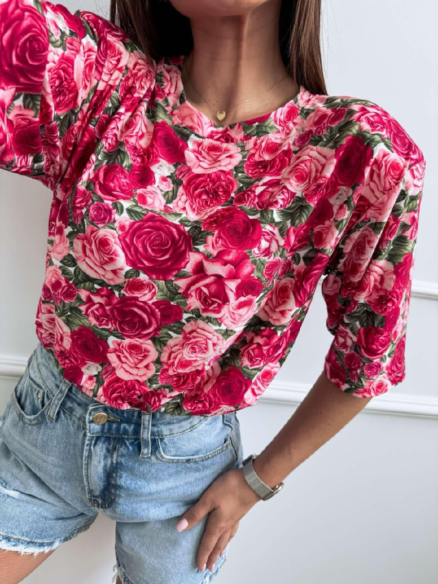 Rose Short Sleeve Top