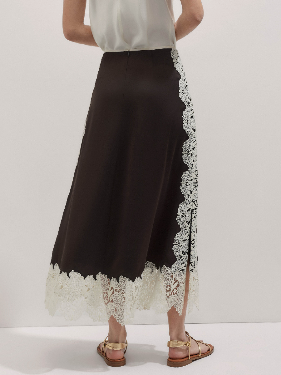 Stitched Lace Skirt