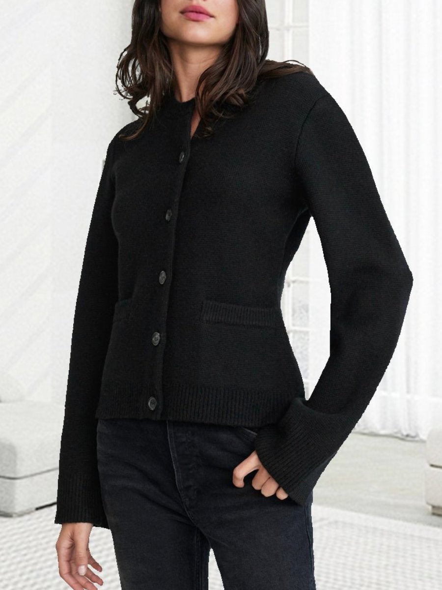 Slim Fit Button Cardigan Sweater